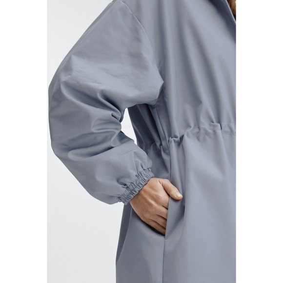 Fabletics Johanna Oversized Parka, Size Small, Color Raincloud Multi - Picture 3 of 15